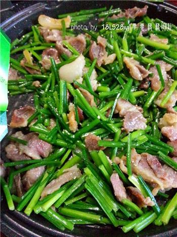 韭菜苔炒肉片的做法图解10