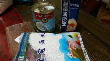 蜜豆椰奶冻的做法步骤1