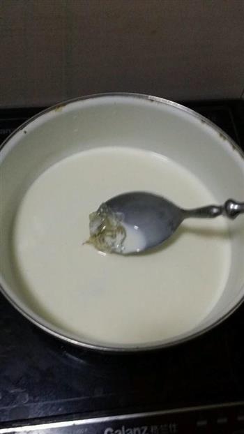蜜豆椰奶冻的做法步骤4