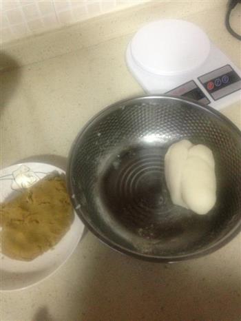 绿豆紫薯 冰皮月饼的做法步骤3