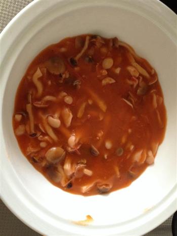 茄汁蟹味菇的做法步骤4