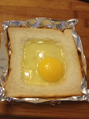 健康早餐-肉松面包 鸡蛋糕 荷包蛋面包的做法图解8
