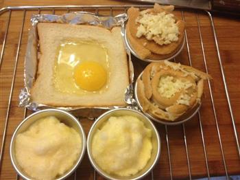 健康早餐-肉松面包 鸡蛋糕 荷包蛋面包的做法图解9