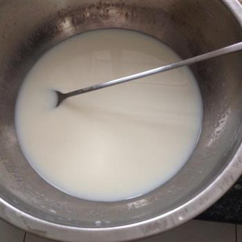 牛奶椰汁桂花糕的做法步骤3