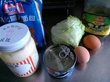 金枪鱼鸡蛋三明治的做法步骤1