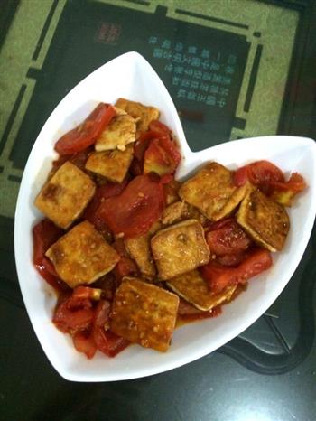 西红柿香煎豆腐的做法步骤6