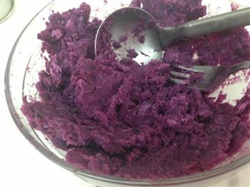 冰皮月饼 附紫薯馅制法的做法步骤2
