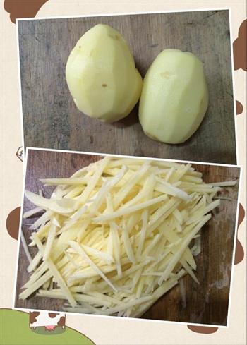 素炒土豆丝—家常菜的做法步骤1
