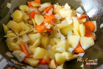 印度口味-美极咖喱虾的做法步骤3