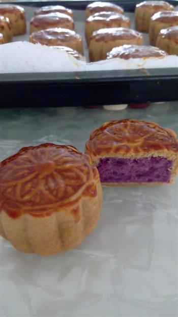 自制紫薯月饼的做法步骤12