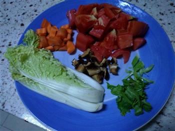 蔬菜汤饭的做法步骤2