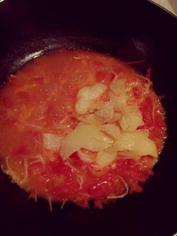 番茄烩金针菇土豆的做法步骤5