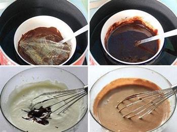 酸奶巧克力慕斯蛋糕的做法步骤5