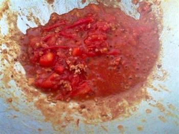 番茄肉末意大利面的做法图解4