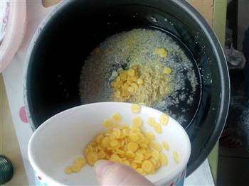 小米玉米片粥的做法图解4