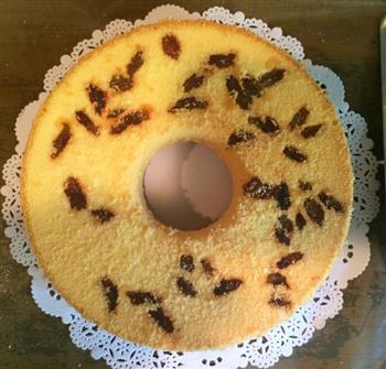 葡萄干海绵蛋糕的做法图解8