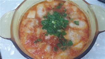 龙利鱼柳番茄豆腐汤的做法步骤9
