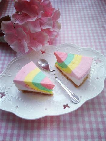 彩虹慕斯蛋糕的做法图解10