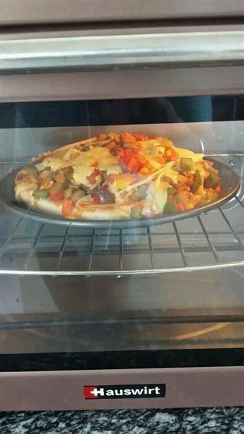 自制蔬菜披萨的做法步骤2
