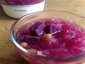 美容养颜的紫薯银耳羹-身边食材的做法步骤3