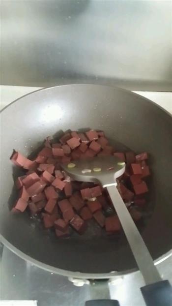 红白豆腐汤的做法图解4