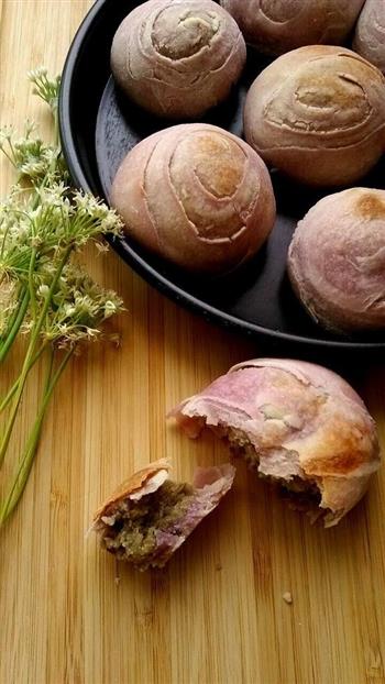 紫薯酥皮绿豆酥的做法步骤20