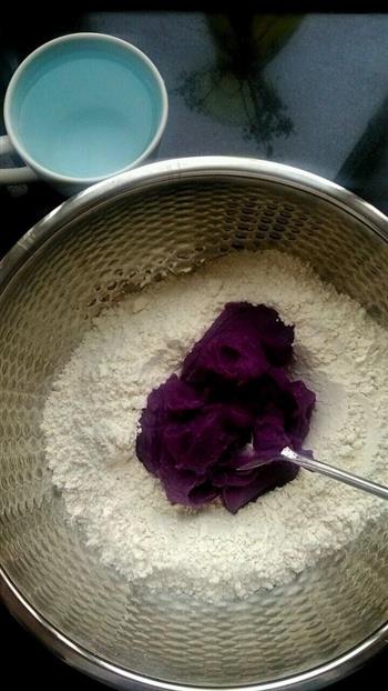 紫薯酥皮绿豆酥的做法图解7