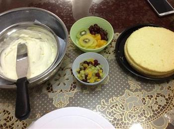 朗姆水果奶油生日蛋糕的做法步骤7