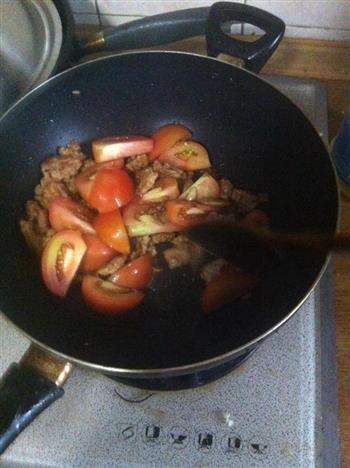 茄汁肉沫炖金针菇的做法图解5