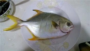 清蒸金鲳鱼的做法步骤3