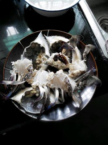 梭子蟹海鲜粥的做法步骤2