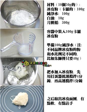蒸冰皮做的冰皮月饼的做法步骤1