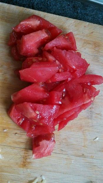 番茄炒花菜的做法图解2