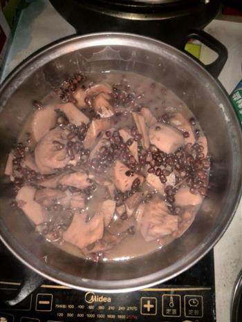 莲藕红豆汤的做法步骤4