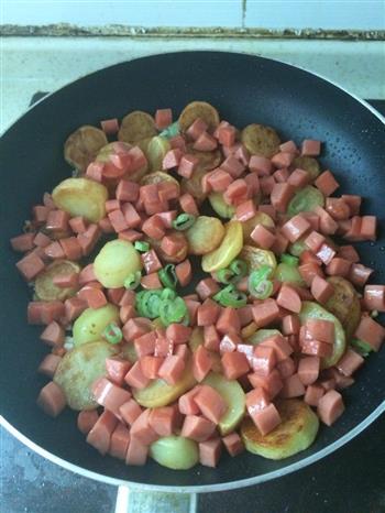 香煎火腿小土豆的做法步骤6