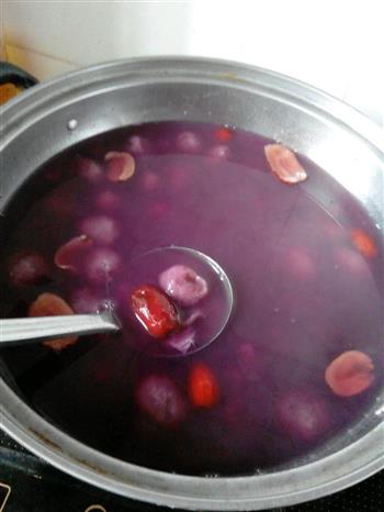 红枣百合紫薯汤圆的做法步骤4