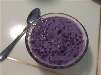 椰奶紫薯西米露的做法图解4