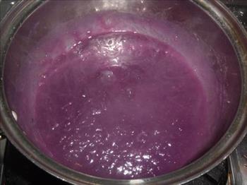 葡萄干豆沙紫薯冰皮月饼的做法步骤5