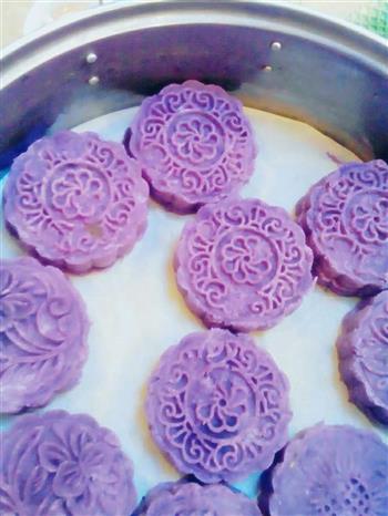 紫薯月饼的做法图解3