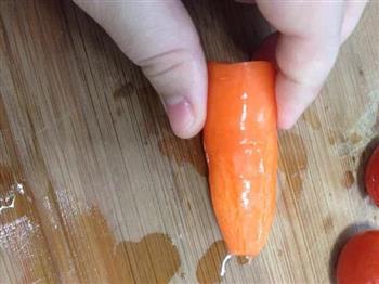 番茄牛肉胡萝卜拌饭的做法步骤1