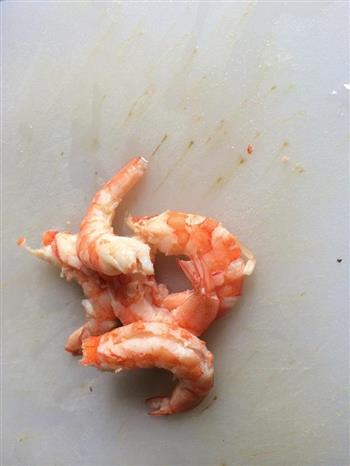 宝宝辅食—虾仁碎菜面的做法步骤1