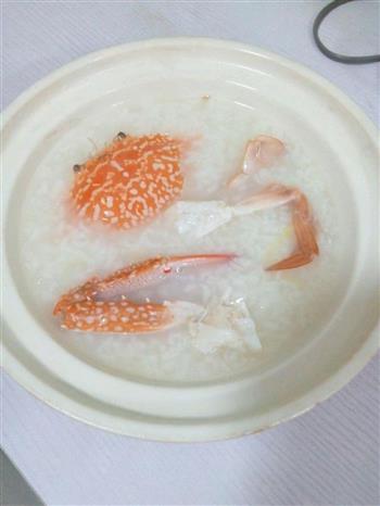 兰花蟹粥的做法图解3