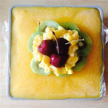 芒果芝士慕斯蛋糕 不添加淡奶油的做法图解10