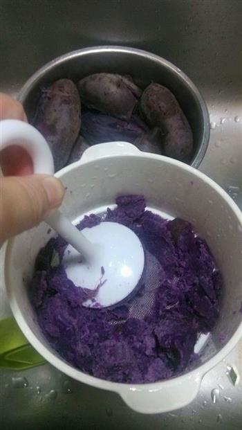 健康中秋-紫薯月饼的做法步骤2