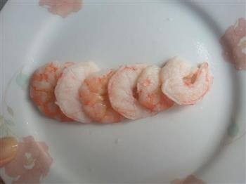 大虾火腿炒饭的做法步骤4