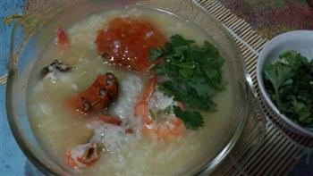 砂锅虾蟹粥的做法步骤8