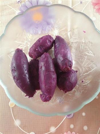 桂花蜜蛋黄紫薯月饼的做法步骤1