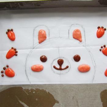 萌兔子彩绘蛋糕卷的做法步骤11