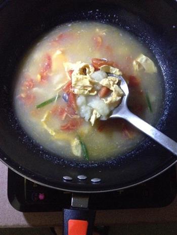 西红柿蛋花面疙瘩汤的做法步骤7