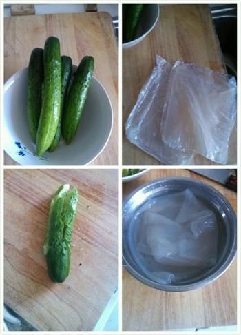 黄瓜拌拉皮的做法步骤1